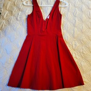 Tobi Plunging Neckline Dress